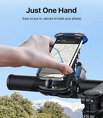 אנדוביל 2023 הכי חדש אופני טלפון מחזיק הר [אולטימטיבי אבטחה] אופנוע טלפון הר אופניים טלפון כידון מחזיק לאייפון